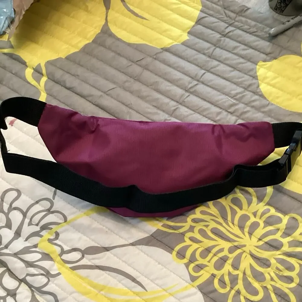 NWOT Bagbase Dark Magenta/Burgundy Canvas Fanny Waist Belt Pack